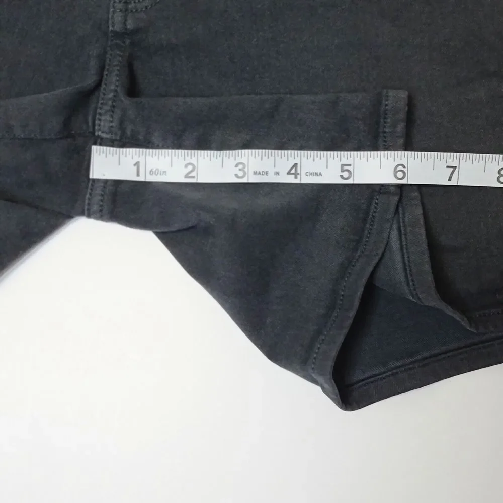 American Eagle Womens Super Stretch Black Shorts Size 8 - Picture 7 of 7